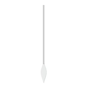 Paddle pin, silver-plated brass, 1-1/2 inch spear style, 22 gauge. Sold per pkg of 100.