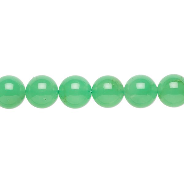 Chrysoprase 1pkg1, round bead natural 15 inch 8mm image number 0
