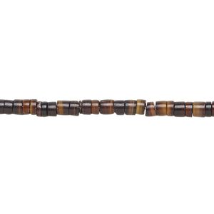 Bead, black pen shell (natural), 2-3mm hand-cut heishi, Mohs hardness 3-1/2. Sold per 24-inch strand.