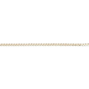 Chain 1pkg1 14Kt gold serpentine, 0.7mm, Gossamer™ 5 foot unfinished