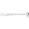 Sterling silver 1pkg1, French rope chain 18 inch / ball / closed loop 2mm / 5mm image number 0