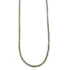 Green apatite 1pkg1, hand-cut faceted rondelle bead natural, 15.5-16 inch graduated 4x1mm-6x3mm image number 2