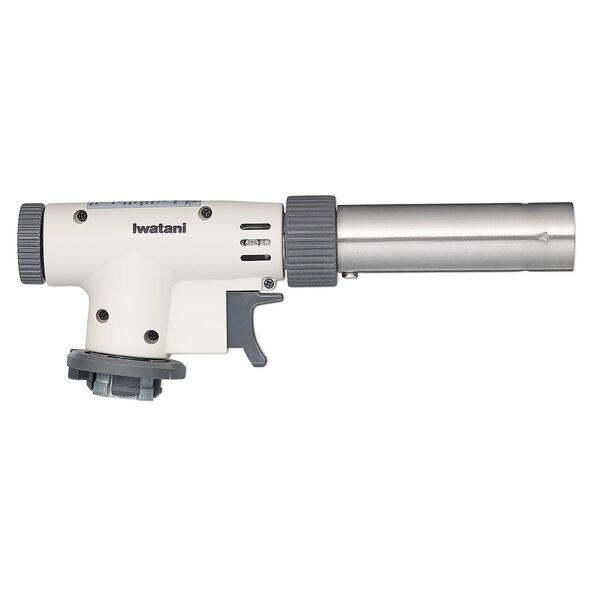 Torch, Torch Burner Professional, steel / brass / plastic, grey / white / black, 8 x 2-1/2 inches. Sold individually. image number 0