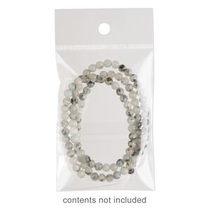 Bag, Clean-Vu®, plastic, clear, 3x2 inches with hole. Sold per pkg of 100.