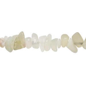 Sea green new "jade" 1pkg1, chip bead natural 34 inch medium