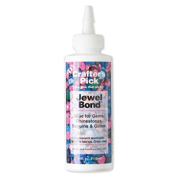 Adhesive, Jewel Bond™, pkg/4-fluid-ounce bottle. image number 0