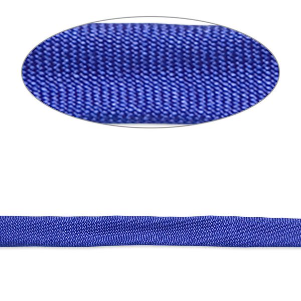 Cord, silk, electra blue, 4mm. Sold per 15-foot spool. image number 0
