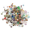 Multi-gemstone / glass 1pkg1, drilled / undrilled mixed shape bead 1/2 lb mix 4-35mm image number 3