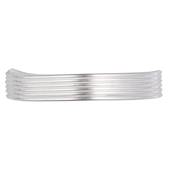 French wire, sterling silver, 0.8mm tube. Sold per approximately 27-30 inch strand. image number 0