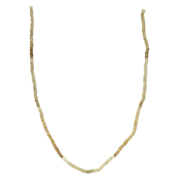 Grossularite garnet 1pkg1, hand-cut tumbled faceted rondelle bead natural 15 inch 3x1mm-4x2mm image number 0