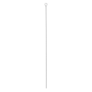 Needle stainless steel 1pkg10, 2-1/2 to 3 inches, twisted collapsible eye #10 light/medium, extra-rigid/0.29mm