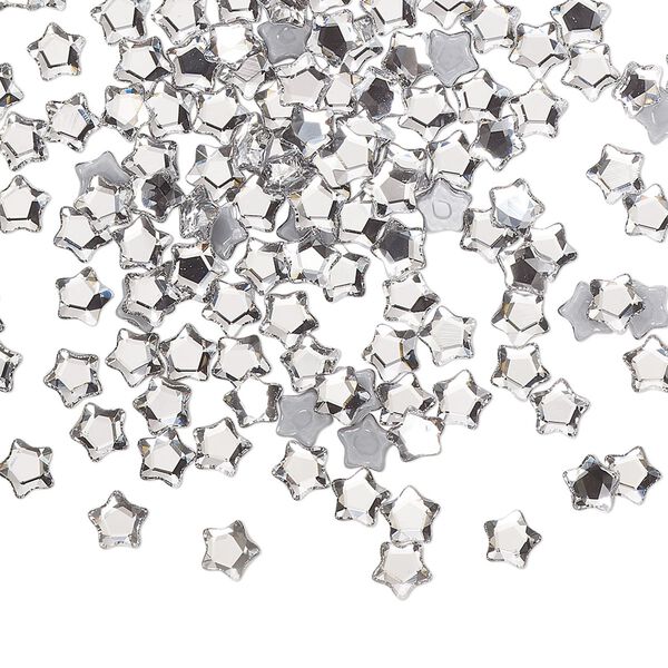 Flat back 720pk crystal foil back, Swarovski® hotfix 4mm star flower 2754 image number 0