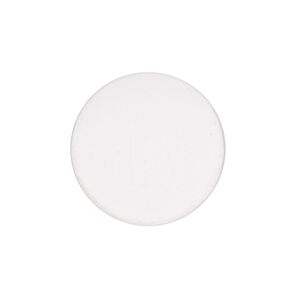 Locket insert, plaster, white, 22.5mm flat round. Sold per pkg of 2.