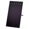 Display pad, necklace and chain, velvet, black, 14 x 7-3/4 inches. Sold individually. image number 0