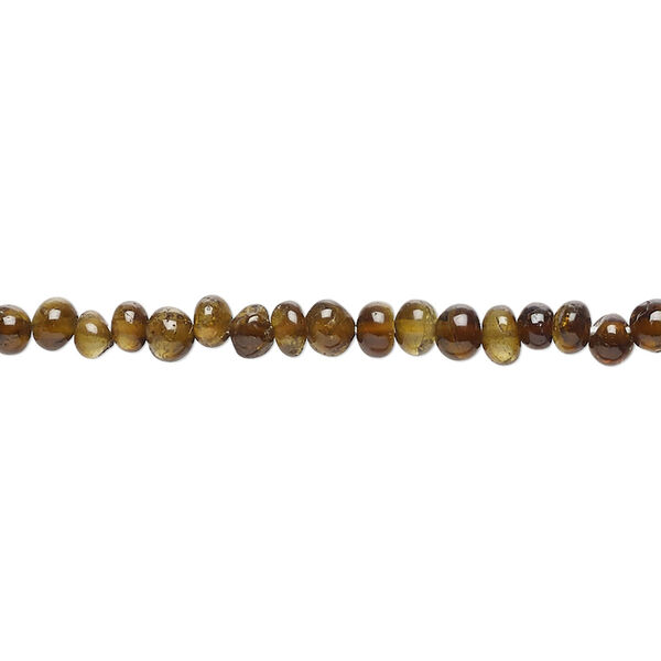 Brown tourmaline 1pkg1, hand-cut rondelle bead natural 14 inch 3x2mm-4x3mm image number 0