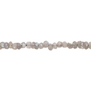 Labradorite 1pkg1, hand-cut faceted rondelle bead natural 13 inch 3x1mm-4x3mm