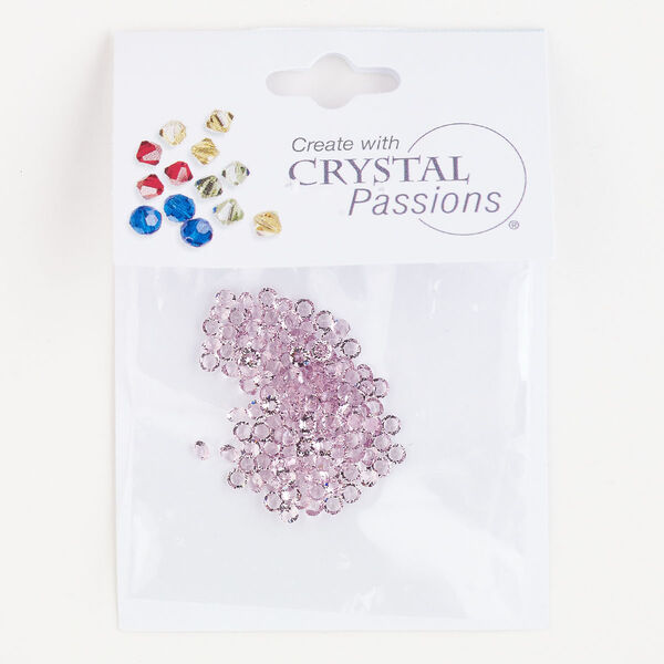 Chaton 144pk light amethyst, Crystal Passions® round PP21 1088 image number 0