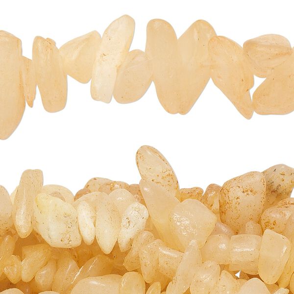 Yellow calcite 1pkg10, chip bead 34 inch medium image number 0