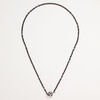 Aluminum / steel / glass rhinestone 1pkg3, oval rolo chain / ball assortment mixed finish / clear 18 inch 3mm image number 3