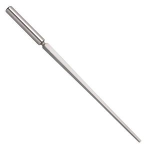 Mandrel, steel, 11 inches with 4.5-10mm triangle for bezel making. Sold individually.