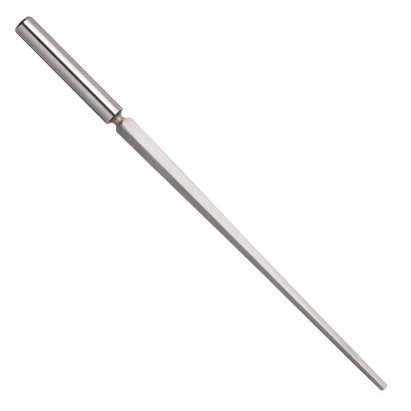 Mandrel, steel, 11 inches with 4.5-10mm triangle for bezel making. Sold individually. image number 0