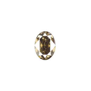 Fancy stone 1pkg144 crystal bronze foil back, Swarovski&reg;, 14x10mm oval 4120