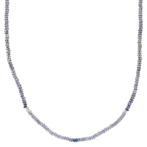Tanzanite 1pkg1, hand-cut rondelle bead 14 inch 3x1mm-4x3mm
