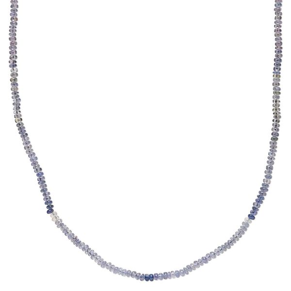 Tanzanite 1pkg1, hand-cut rondelle bead 14 inch 3x1mm-4x3mm image number 0