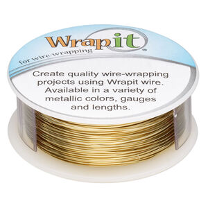 Wire, Wrapit&reg; 1pkg0.25lb jeweler's bronze, dead-soft, round, 24 gauge, approximately 210 feet/64m.