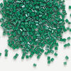 Seed bead, Dyna-Mites&trade;, glass, 1pkg1/2kg, #11 2-cut hex, opaque luster pine green (774L 11/0 2CUT) image number 0