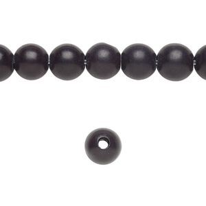 Magnesite 1pkg10, round bead 8mm