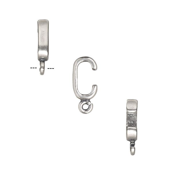Component, JBB Findings, antique silver-plated brass, 10x2.5mm rondelle with open loop, 7x3mm inside diameter. Sold per pkg of 2. image number 0