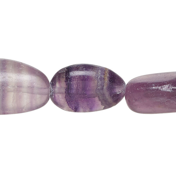 Rainbow fluorite 1pkg1, nugget bead natural, 15 inch small to large image number 0