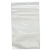Bag, Tite-Lip™, plastic, clear and white, 4x6-inch top zip with block. Sold per pkg of 100. image number 1