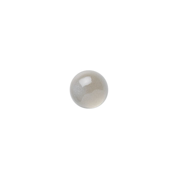 Cabochon, silver moonstone (natural), 8mm hand-cut calibrated round, B grade, Mohs hardness 6 to 6-1/2. Sold per pkg of 10. image number 0