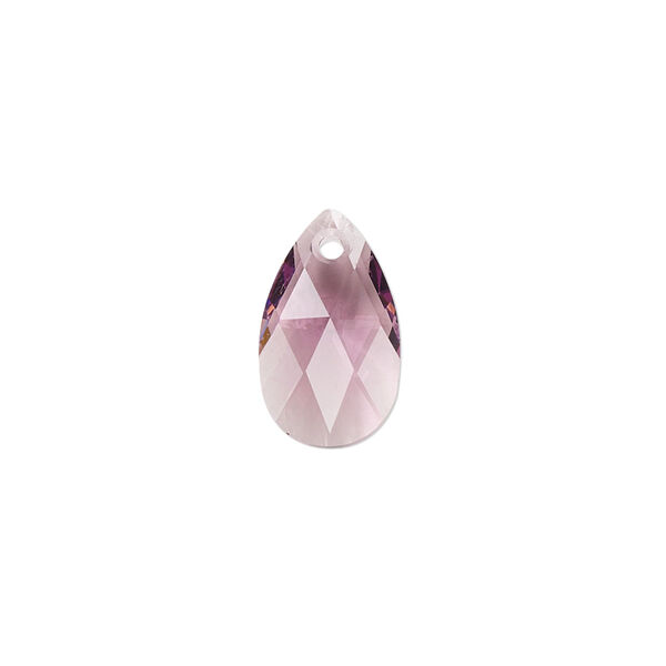 Drop 2pk iris, Crystal Passions® 16x9mm pendant pear 6106 image number 0