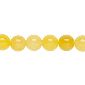 Quartz 1pkg1, round bead 15 inch 7-9mm
