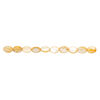 Mother-of-pearl shell 1pkg1, puffed oval bead 15 inch orange 24x17mm-25x18mm image number 1
