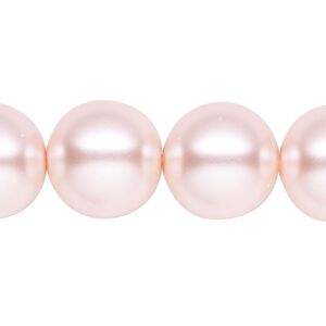 Pearl 1pk rosaline, Celestial Crystal® 16mm round 15.5-16 inch