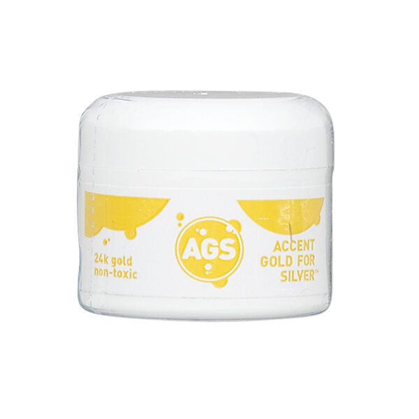 Paint, Accent Gold for Silver™, 24Kt gold. Sold per 1-gram pkg. image number 0