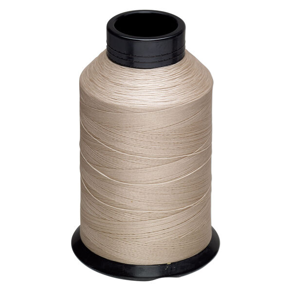 Thread, Nymo&reg; 1pkg3oz, nylon, light brown, size D. image number 0