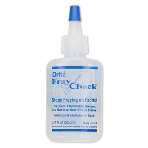 Adhesive, Dritz®Fray Check™, pkg/0.75-ounce bottle, clear.