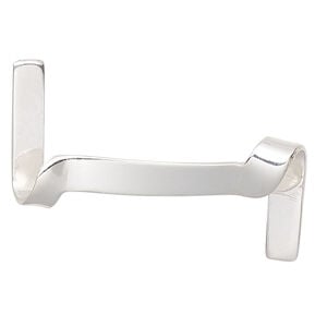Ring guard, sterling silver, 2mm wide, fits up to 5.25mm wide shanks. Sold per pkg of 2.