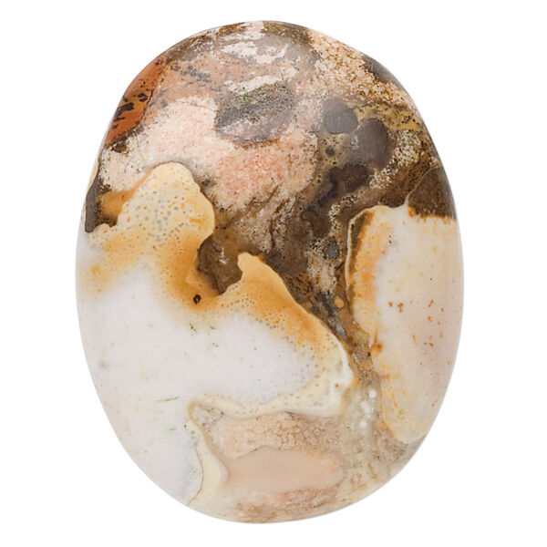 Cabochon, eagle eye agate (natural), 40x30mm hand-cut non-calibrated oval, B grade, Mohs hardness 6-1/2 to 7. Sold individually. image number 0