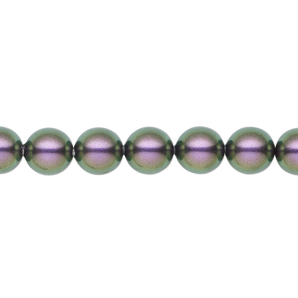 Pearl 50pk iridescent purple, Crystal Passions® 8mm round 5810 image number 0