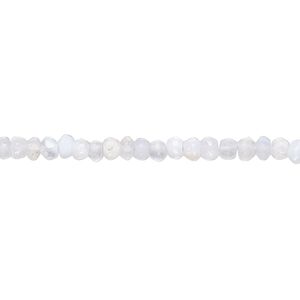 Blue lace agate 1pkg1, hand-cut faceted rondelle bead natural 10 inch 3x2mm-4x3mm