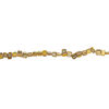 Mother-of-pearl shell 1pkg1, triangle tube bead 14 inch antique gold 7x6mm-10x9mm image number 1