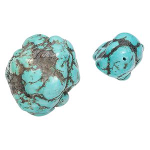 Magnesite 1pkg2, nugget bead extra-large to gigantic