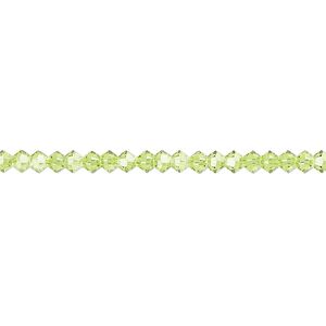 Bead 48pk citrus green, Crystal Passions® 3mm bicone 5328