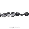 Black spinel 1pkg1, hand-cut faceted flat round bead natural 15.5-16 inch 3-5mm image number 1